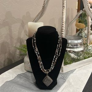 Natural Stone Pendant Necklace